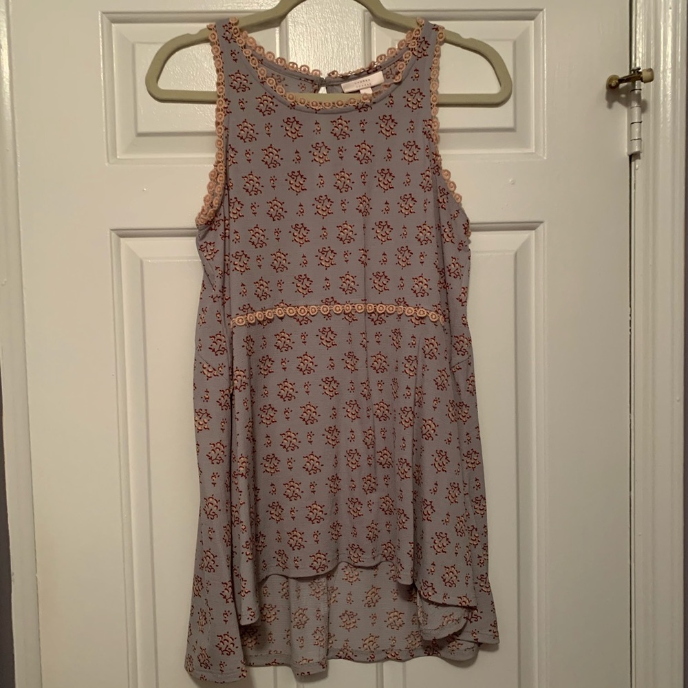 LC Lauren Conrad High-low Sleeveless Top